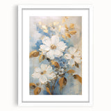 Floral Glam Wall Art - Elegant Chic Decor for Luxury Home Interiors