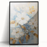 Floral Glam Wall Art - Elegant Chic Decor for Luxury Home Interiors
