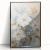 Floral Glam Wall Art - Elegant Chic Decor for Luxury Home Interiors