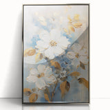 Floral Glam Wall Art - Elegant Chic Decor for Luxury Home Interiors