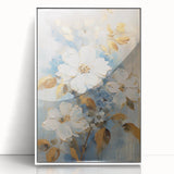Floral Glam Wall Art - Elegant Chic Decor for Luxury Home Interiors