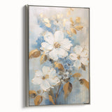 Floral Glam Wall Art - Elegant Chic Decor for Luxury Home Interiors
