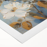 Floral Glam Wall Art - Elegant Chic Decor for Luxury Home Interiors