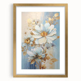 Chic Floral Glam Wall Art - Sophisticated Luxury Decor for Elegant Homes