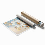 Chic Floral Glam Wall Art - Sophisticated Luxury Decor for Elegant Homes