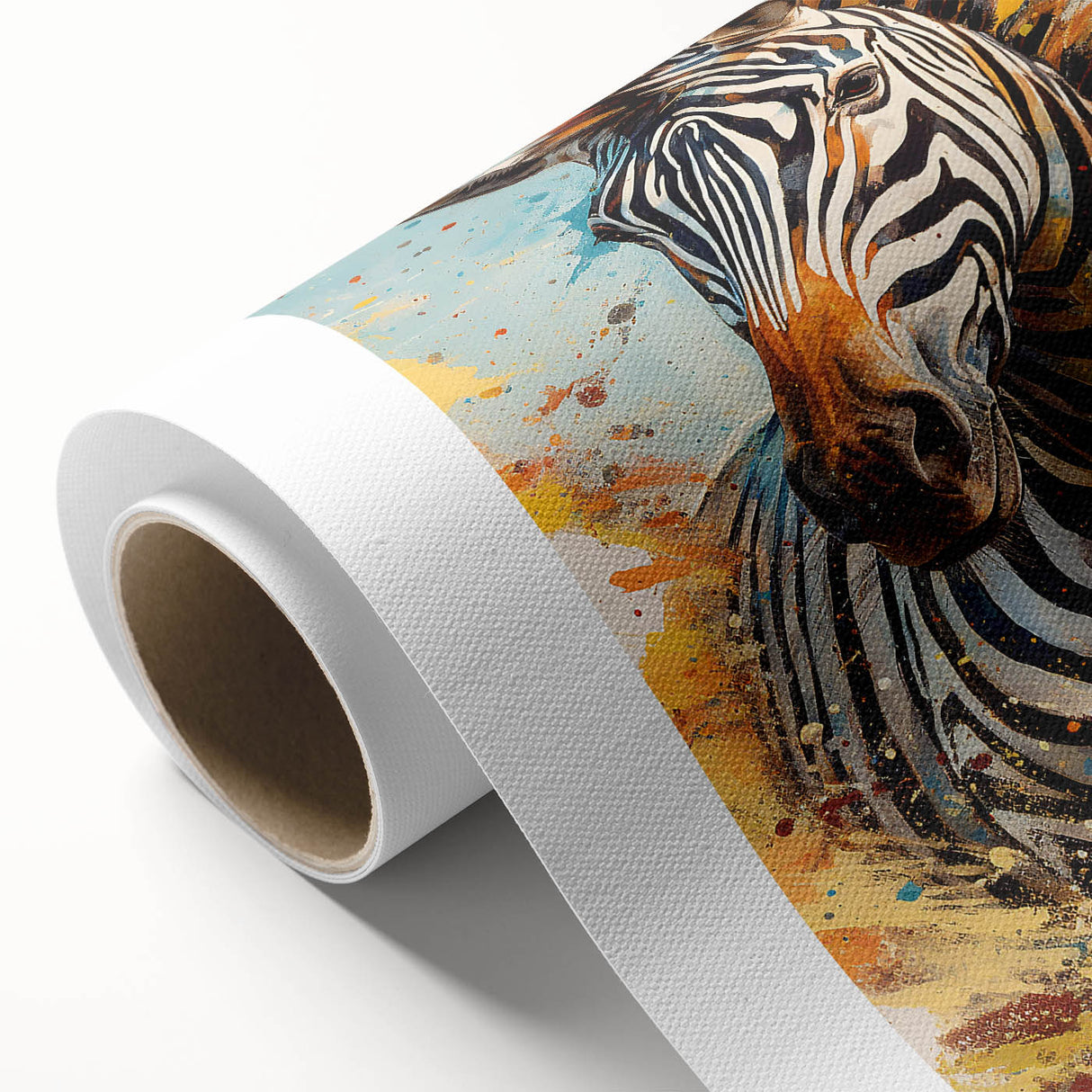 Dynamic Zebra Glam Wall Art - Bold and Vibrant Decor for Modern Homes