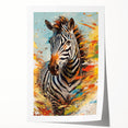 Dynamic Zebra Glam Wall Art - Bold and Vibrant Decor for Modern Homes