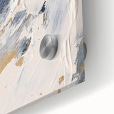 Abstract Navy and Gold Glam Wall Art - Chic Decor for Modern Homes