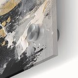 Elegant Black and Gold Abstract Wall Art - Luxury Glam Home Decor