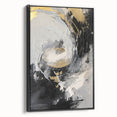 Elegant Black and Gold Abstract Wall Art - Luxury Glam Home Decor