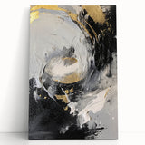Elegant Black and Gold Abstract Wall Art - Luxury Glam Home Decor