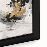 Black and Gold Abstract Wall Art - Modern Glam Decor for Sophisticated Homes