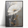 Elegant Floral Glam Wall Art - Chic Black and Gold Decor for Interiors