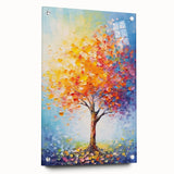 Glamorous Sunset Tree Art – Luxury Home Décor for Modern Glam Interiors