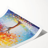 Glamorous Sunset Tree Art – Luxury Home Décor for Modern Glam Interiors