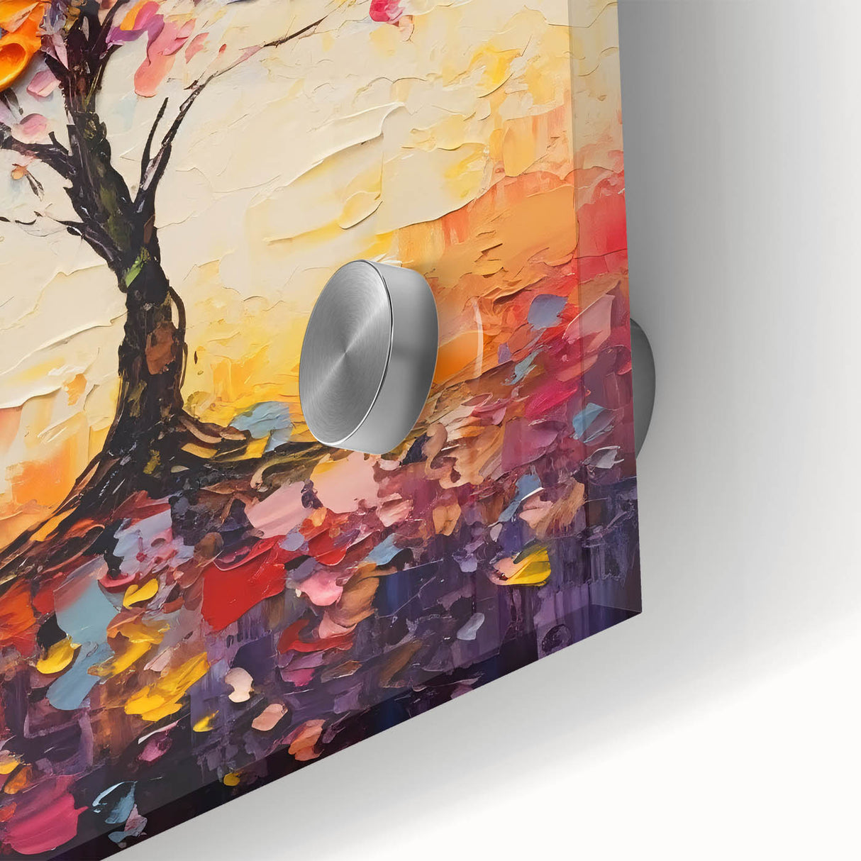 Vibrant Glam Tree Wall Art – Luxury Home Décor for Modern Glam Interiors