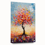 Vibrant Glam Tree Wall Art – Luxury Home Décor for Modern Glam Interiors