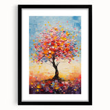 Vibrant Glam Tree Wall Art – Luxury Home Décor for Modern Glam Interiors