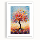 Vibrant Glam Tree Wall Art – Luxury Home Décor for Modern Glam Interiors