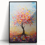 Vibrant Glam Tree Wall Art – Luxury Home Décor for Modern Glam Interiors