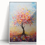 Vibrant Glam Tree Wall Art – Luxury Home Décor for Modern Glam Interiors