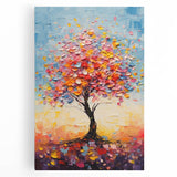 Vibrant Glam Tree Wall Art – Luxury Home Décor for Modern Glam Interiors