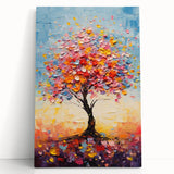 Vibrant Glam Tree Wall Art – Luxury Home Décor for Modern Glam Interiors