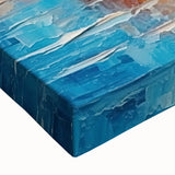 Sunset Sailing Dream – Colorful Ship on the Horizon Canvas Art