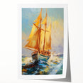 Majestic Voyage – Textured Sailboat Canvas Art for Dynamic Spaces
