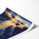 Bold Waterfall Glam Wall Art - Luxury Metallic and Chic Decor