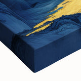 Golden Sun Glam Wall Art - Luxury Waterfall and Chic Decor