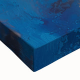 Glam Wall Art - Radiant Golden Sun and Trees in Blue Mountain Landscape