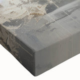 Glam Wall Art - Abstract Gold and Textured Neutral Tones in Modern Style