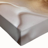 Glam Wall Art - Multicolor Abstract Fluid Design with Gold Accents