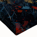 Bold Butterfly & Poppies Wall Art - Nature-Inspired Glam Design