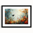 Ethereal Butterfly Garden Wall Art - Glam Nature Collection
