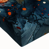 Bold Red Floral Abstract Art - Vibrant Glam Wall Art Collection