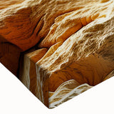 Abstract Colorful Mountain Ridges - Nature-Inspired Glam Wall Art