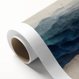 Glam Wall Art – Vibrant Abstract Mountain Landscape with Bold Colors