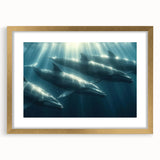 Glamorous Whale Glam Wall Art – Luxury Modern Oceanic Decor