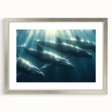 Glamorous Whale Glam Wall Art – Luxury Modern Oceanic Decor