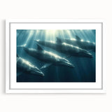 Glamorous Whale Glam Wall Art – Luxury Modern Oceanic Decor