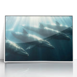 Glamorous Whale Glam Wall Art – Luxury Modern Oceanic Decor