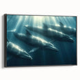 Glamorous Whale Glam Wall Art – Luxury Modern Oceanic Decor