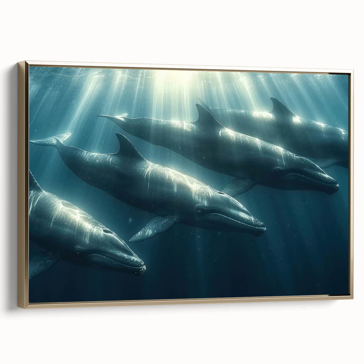 Glamorous Whale Glam Wall Art – Luxury Modern Oceanic Decor