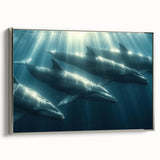 Glamorous Whale Glam Wall Art – Luxury Modern Oceanic Decor