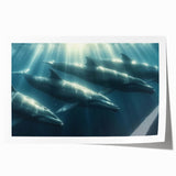 Glamorous Whale Glam Wall Art – Luxury Modern Oceanic Decor