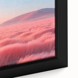 Glamorous Pink Desert Landscape Wall Art – Chic Modern Luxury Decor