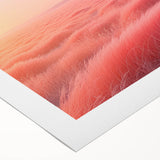 Glamorous Pink Desert Landscape Wall Art – Chic Modern Luxury Decor