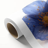 Glamorous Blue Floral Wall Art – Chic Luxury Botanical Decor